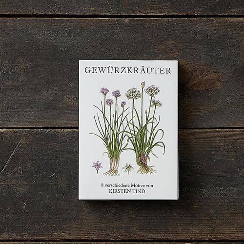 GEWÜRZKRÄUTER - 8 kort (tysk)