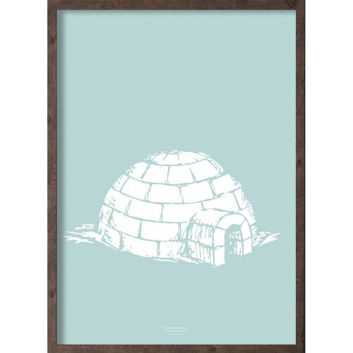 Iglo (arctic ice blue) - KUNSTPRINT - VÆLG STØRRELSE