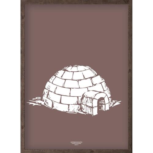 Iglo (arctic purple) - KUNSTPRINT - VÆLG STØRRELSE