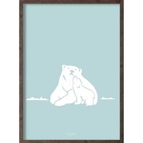 Nanoq (arctic ice blue) - KUNSTPRINT - VÆLG STØRRELSE