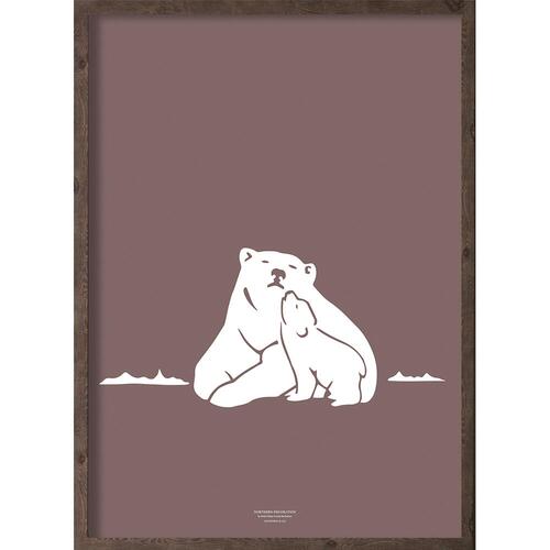 Nanoq (arctic purple) - KUNSTPRINT - VÆLG STØRRELSE
