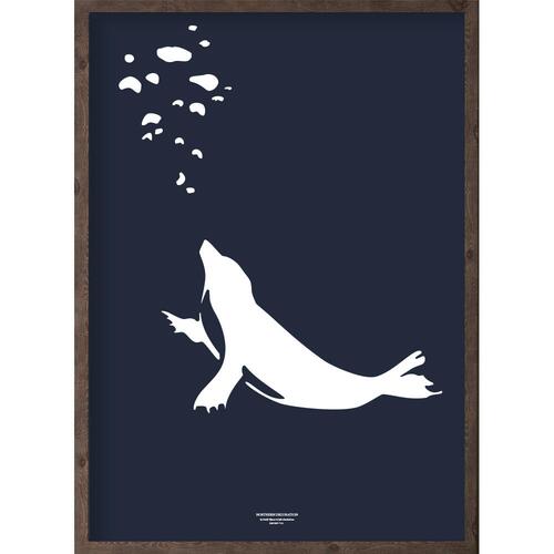 Puisi (arctic dark blue) - KUNSTPRINT - VÆLG STØRRELSE