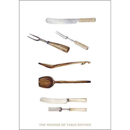 Bestik - A5 enkeltkort