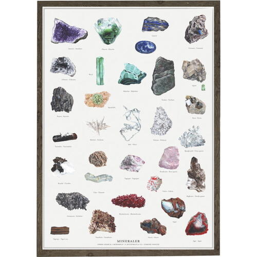 MINERALER - Plakat A2
