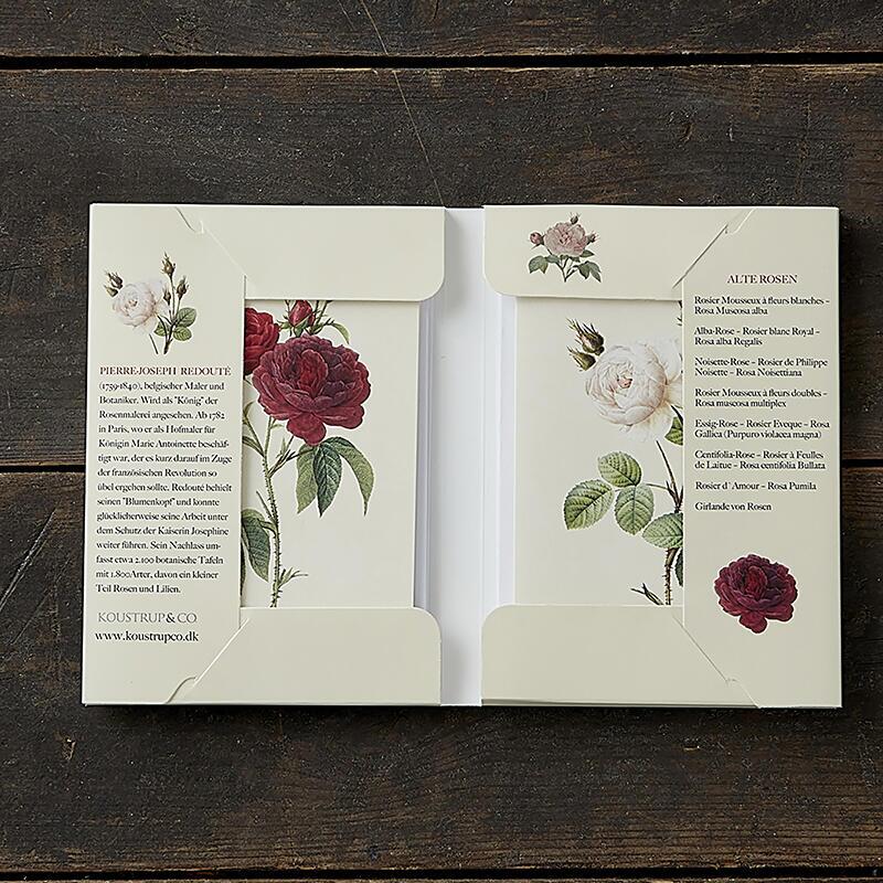 ALTE ROSEN - 8 kort (tysk)