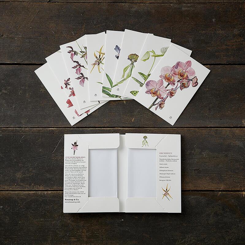 ORCHIDEEN - 8 kort (tysk)