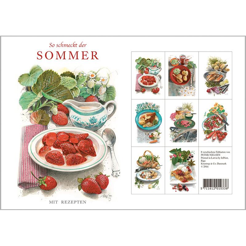 SO SCHMECKT DER SOMMER - 8 kort (tysk)