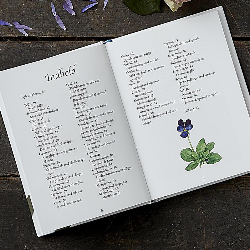 Spiselige blomster - bog om øjenfryd og velbehag