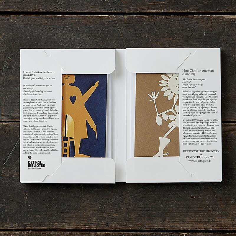 H.C. ANDERSEN PAPIRKLIP - 8 kort