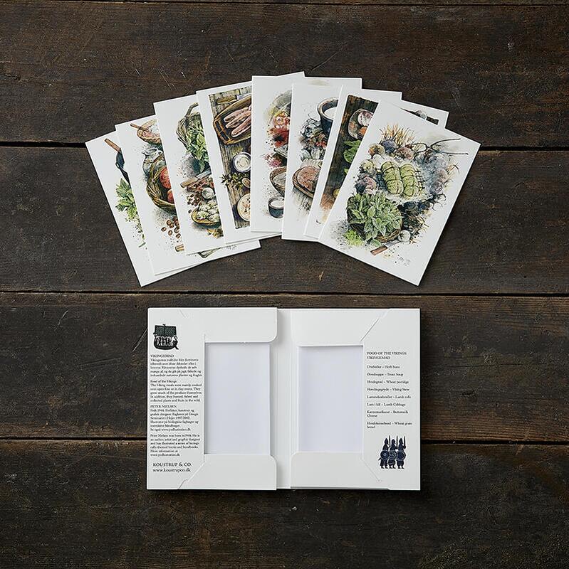 VIKINGERNES MAD - 8 kort - UDSOLGT