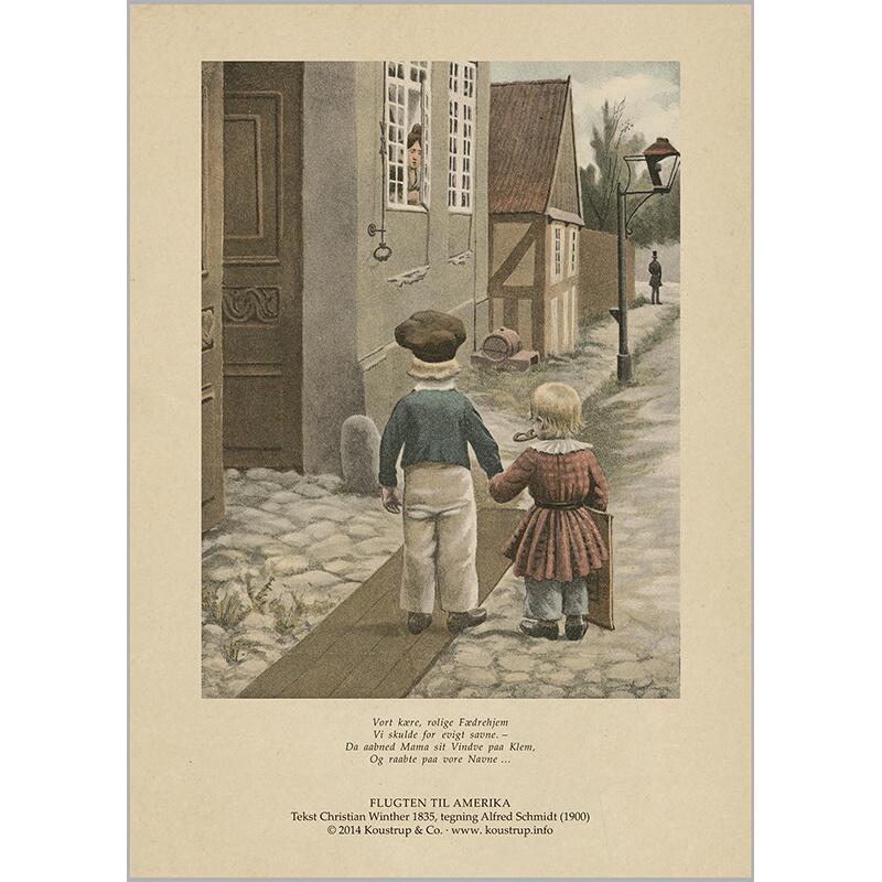 KUNSTTRYK A4 - Flugten til Amerika 2