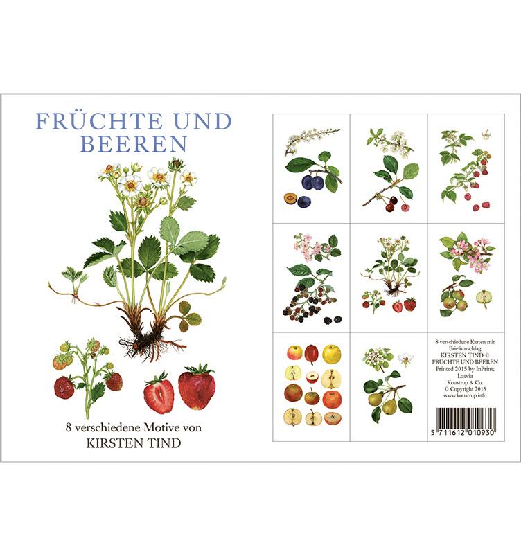 FRUCHT UND BIER - 8 Karten (deutsch)