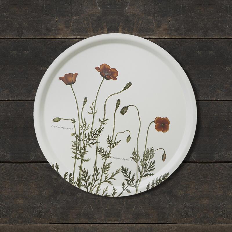 PLATEAU Ø38 - Coquelicot