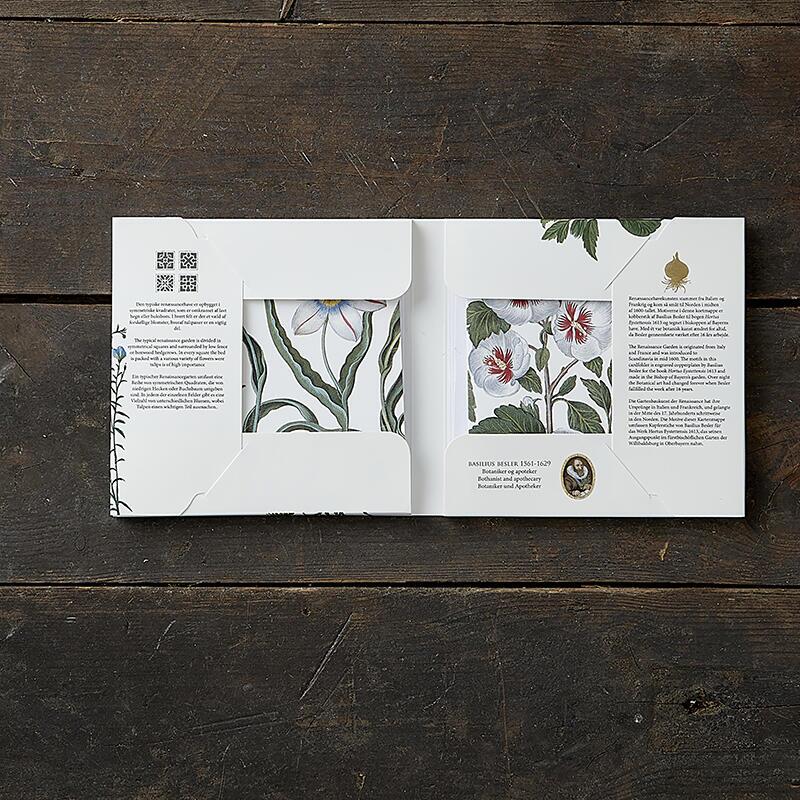 RENASSANCE GARDEN - Square card folder