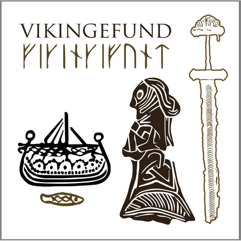 VIKINGEFUND - Kvadratisk kortmappe