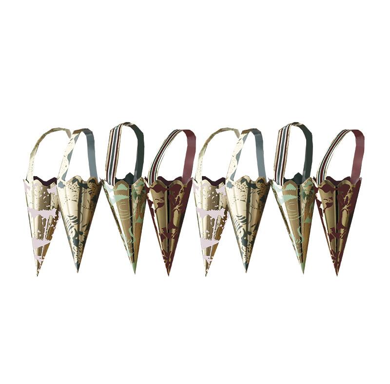 KRÆMMERHUSE - Grøn/rød/guld