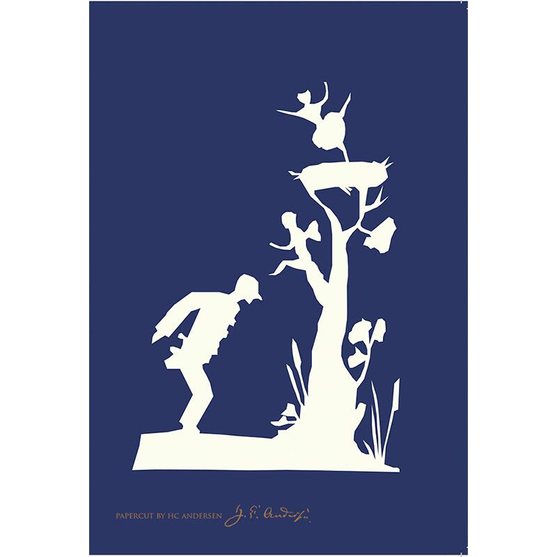 Pjerrot, træ, danserinde A5