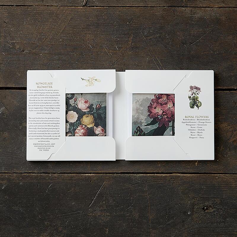 ROYAL FLOWERS - Square card folder