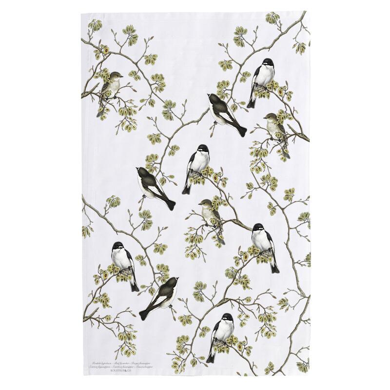 ORGANIC TEA TOWEL - Brown Flycatcher