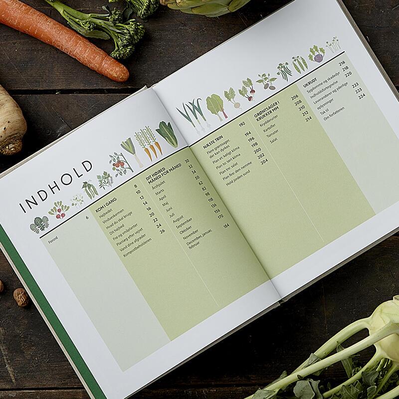 BOKA: KÖKSTRÄDGÅRD I EN SÄNG (Dansk text)