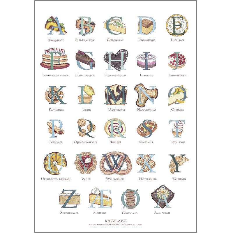 ART PRINT A3 - CAKE ABC