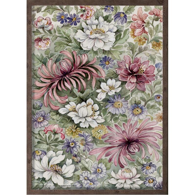 Chrysanthème - ART PRINT - CHOISISSEZ LA TAILLE