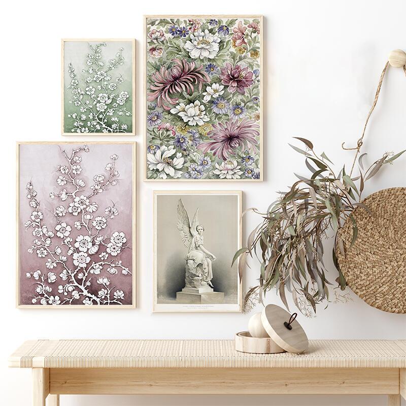 Chrysanthème - ART PRINT - CHOISISSEZ LA TAILLE