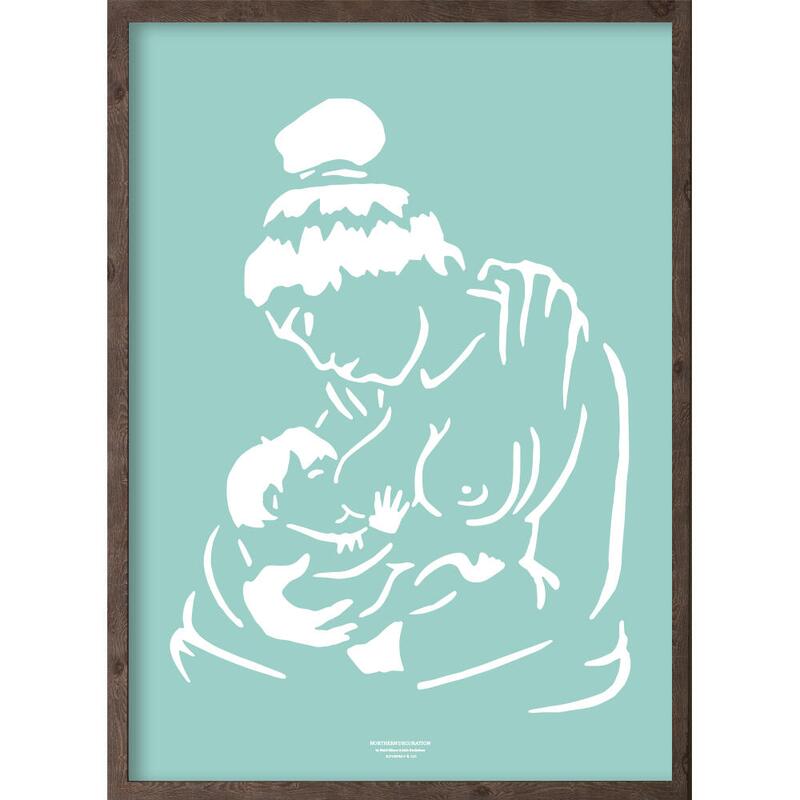 Anaana (arktisches Eisblau) - KUNSTDRUCK - GRÖSSE WÄHLEN