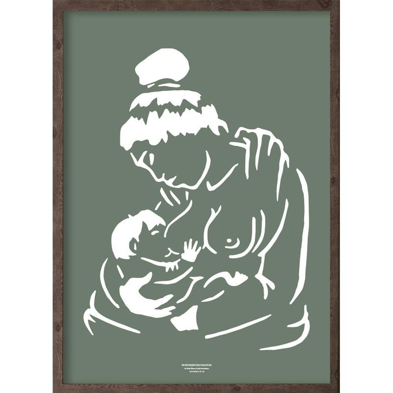 Anaana (feuille arctique) - ART PRINT - CHOISISSEZ LA TAILLE