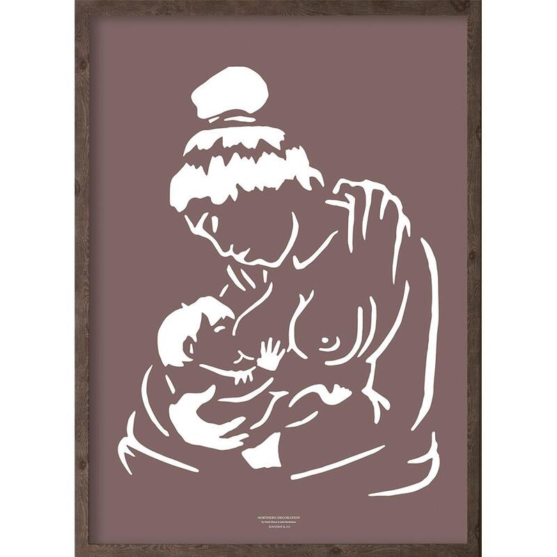 Anaana (arctic purple) - KUNSTPRINT - VÆLG STØRRELSE