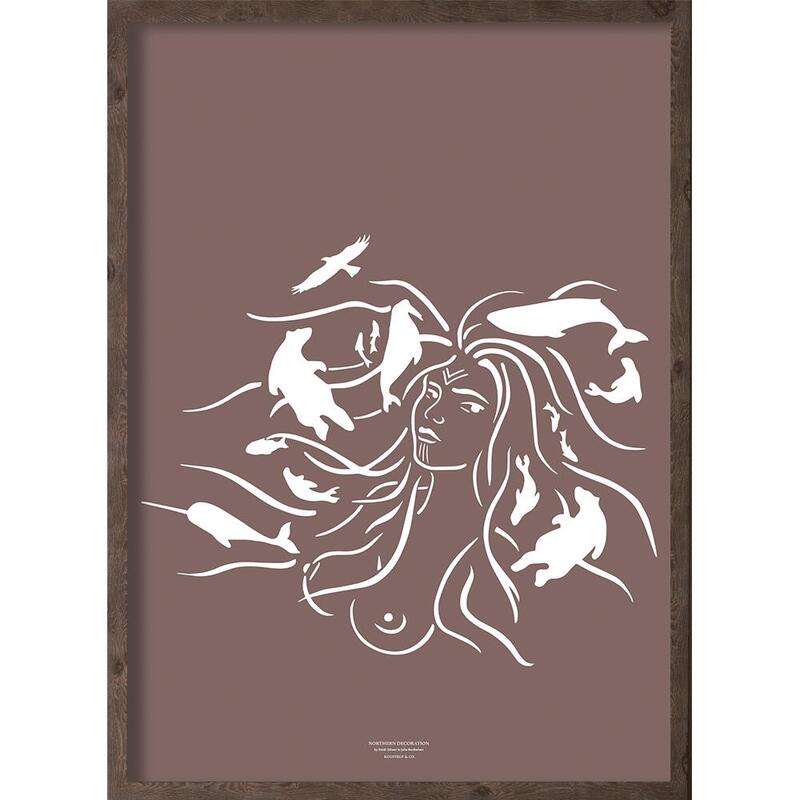 Mère de la mer (violet arctique) - ART PRINT - CHOISISSEZ LA TAILLE