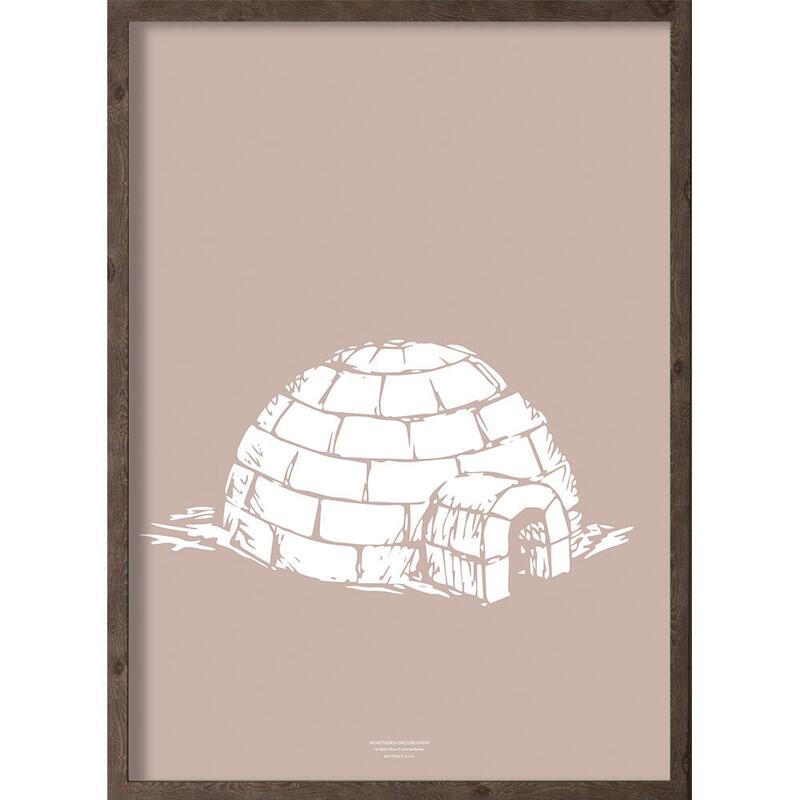 Iglo (arctic girl) - KUNSTPRINT - VÆLG STØRRELSE