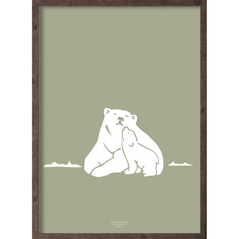 Nanoq (mousse sèche arctique) - ART PRINT - CHOISISSEZ LA TAILLE