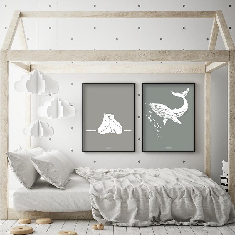 Nanoq (arktischer heller Granit) - KUNSTDRUCK - WÄHLEN SIE DIE GRÖSSE