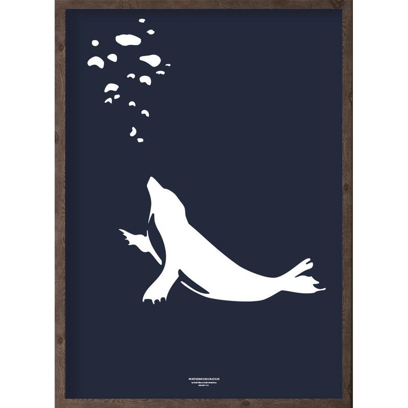 Puisi (arctic dark blue) - KUNSTPRINT - VÆLG STØRRELSE