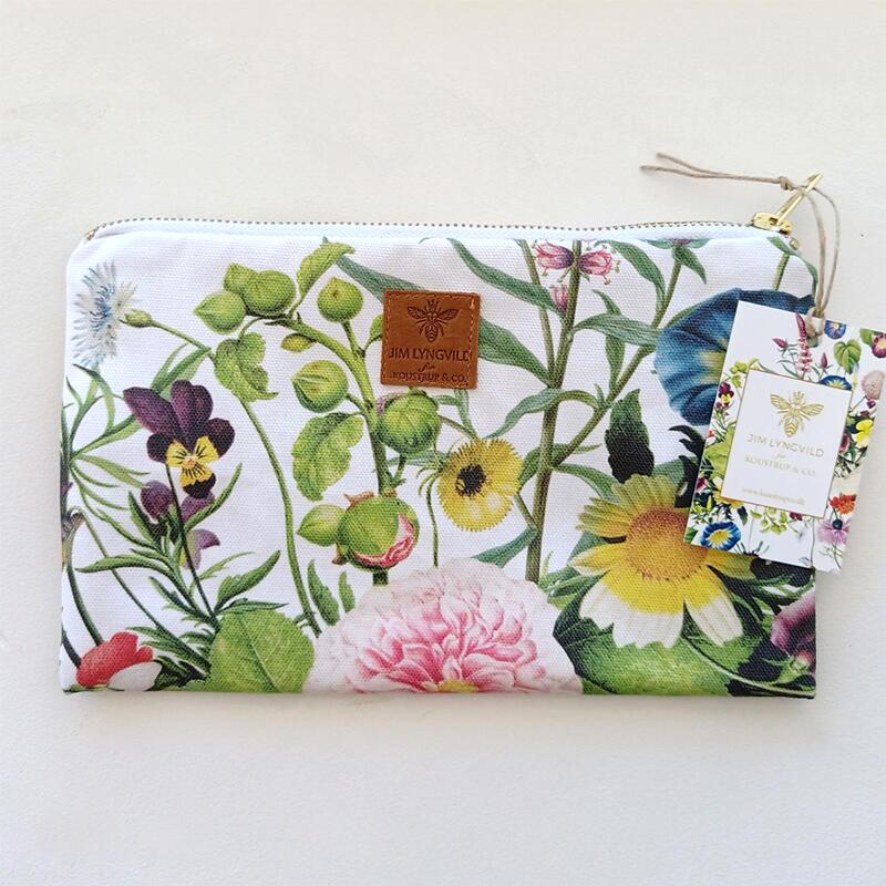 COSMETICS BAG - Flower Garden JL (platt)