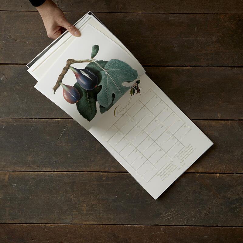 EVIGHEDSKALENDER A4 - Blomster og digte