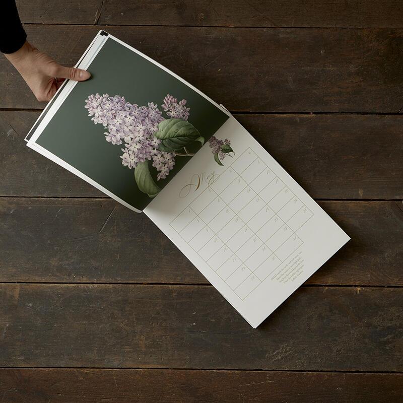 EVIGHEDSKALENDER A4 - Blomster og digte