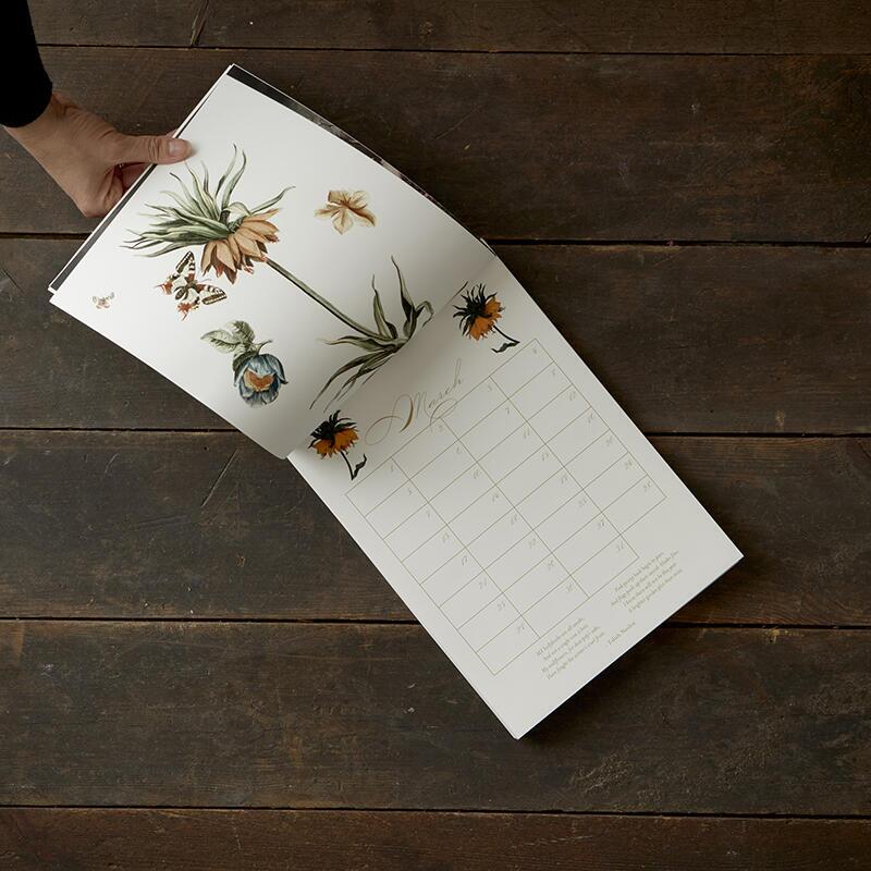 EVIGHEDSKALENDER A4 - Blomster og digte