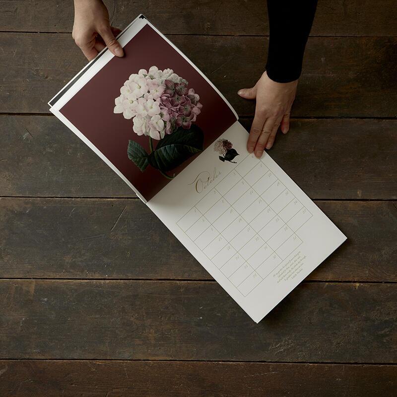 EVIGHEDSKALENDER A4 - Blomster og digte