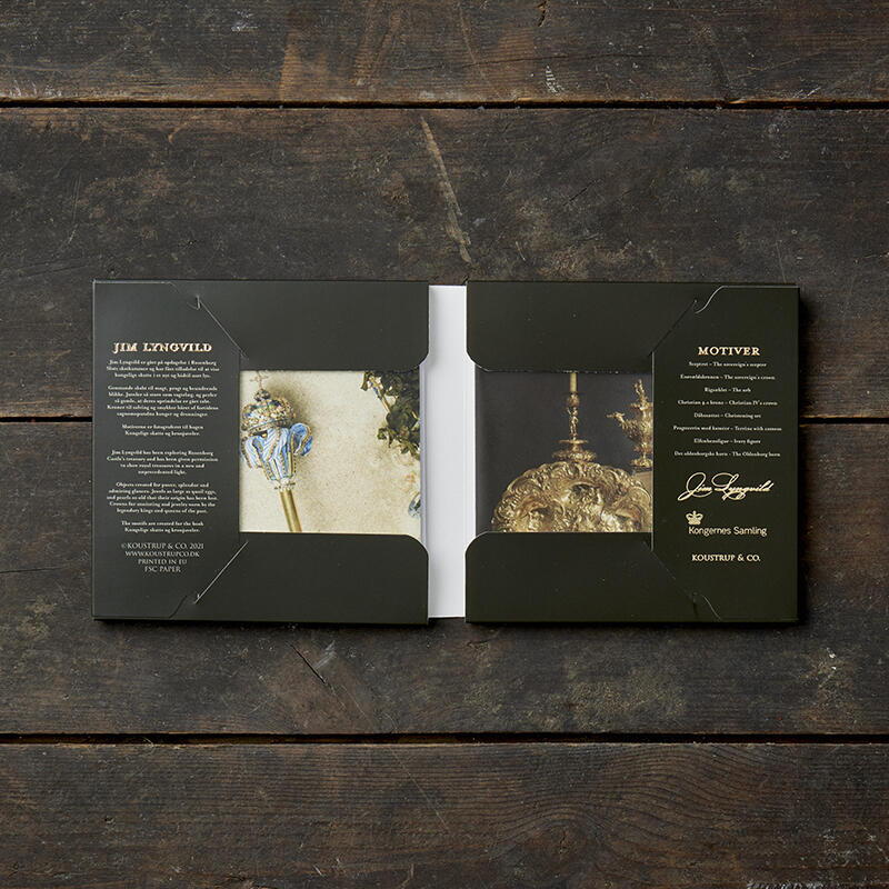 KONGELIGE SKATTE - Kvadratisk kortmappe