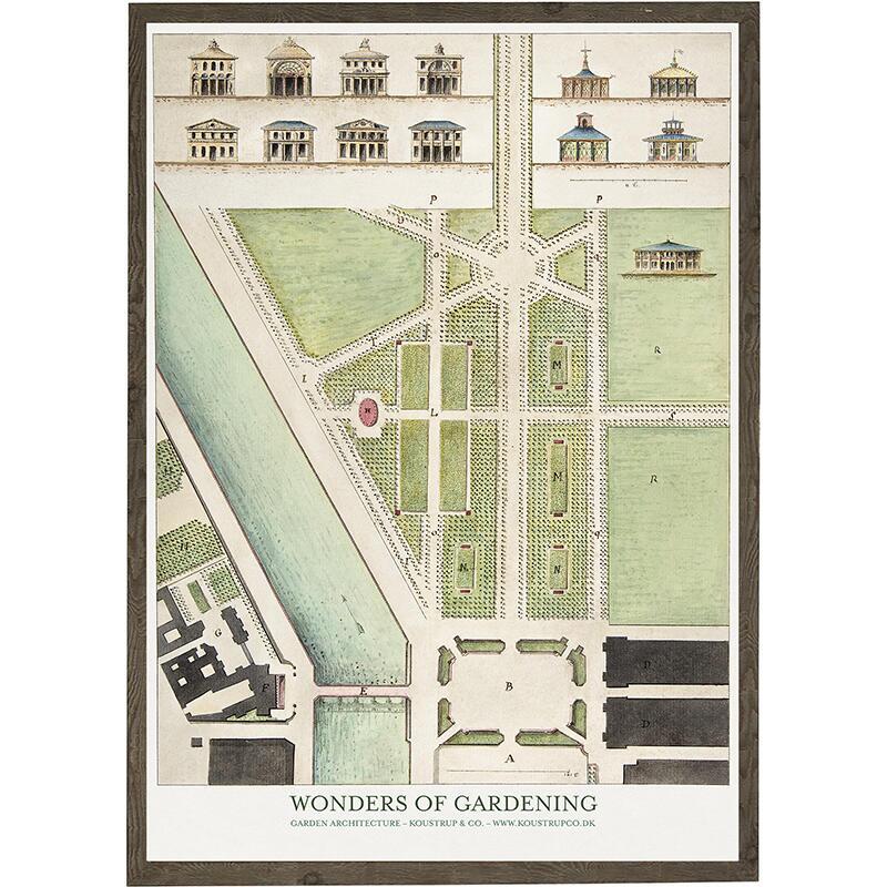 ART PRINT - Garden architecture 2 - CHOOSE SIZE