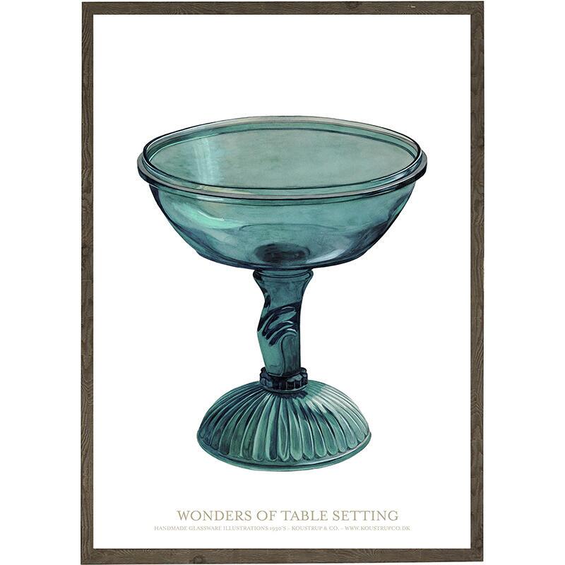 ART PRINT - Glassware green - CHOOSE SIZE