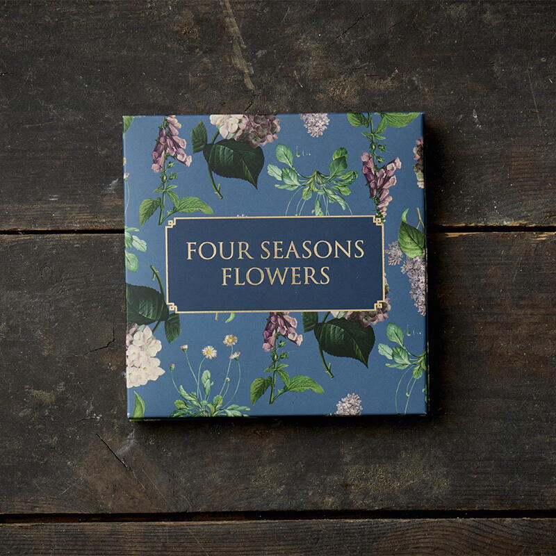 FOUR SEASONS FLOWERS - Kvadratisk kortmapp