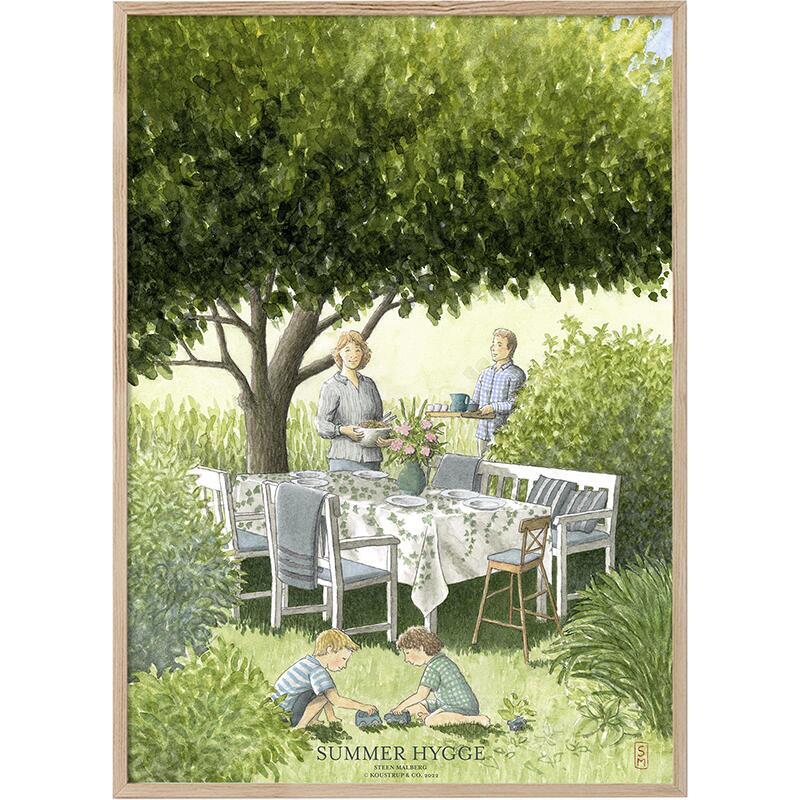 Summer hygge - KUNSTPRINT - VÆLG STØRRELSE