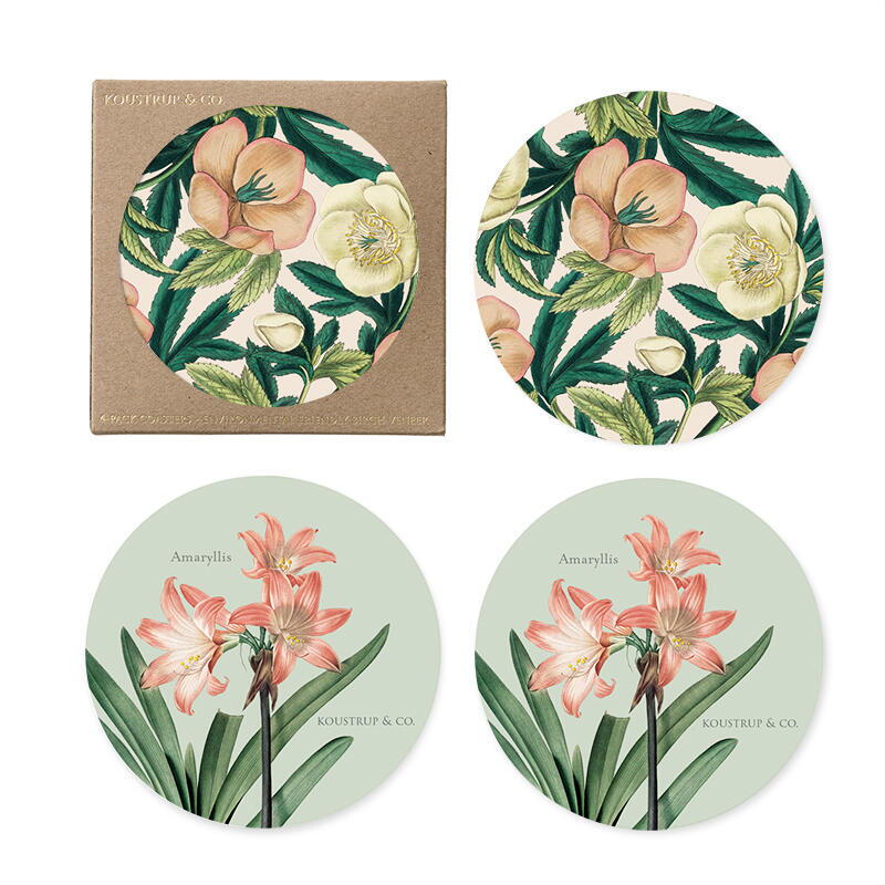 COASTERS - Helleborus - 4-pack
