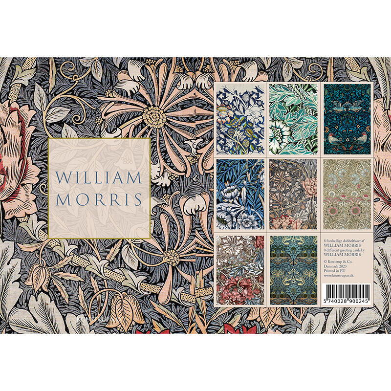 WILLIAM MORRIS - 8 kort - UDSOLGT
