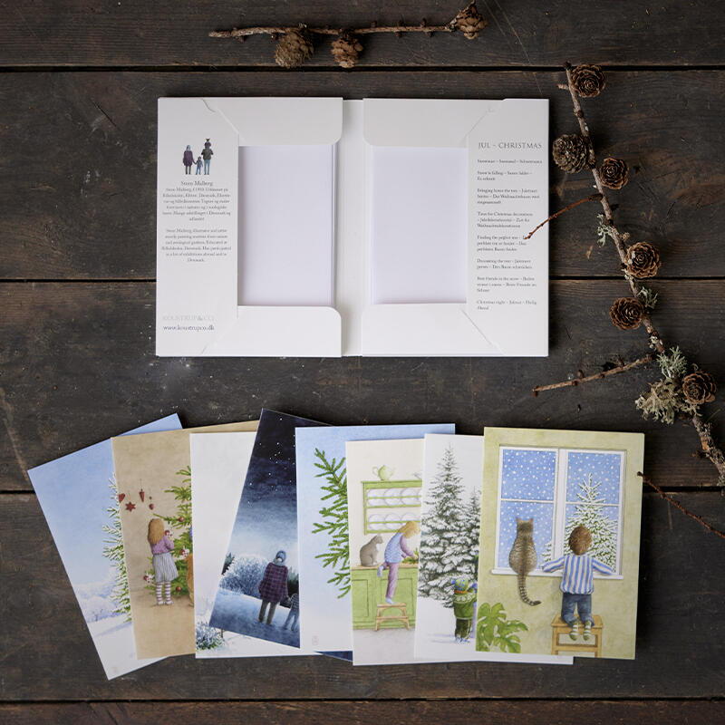 WEIHNACHTEN Malberg - 8 Karten