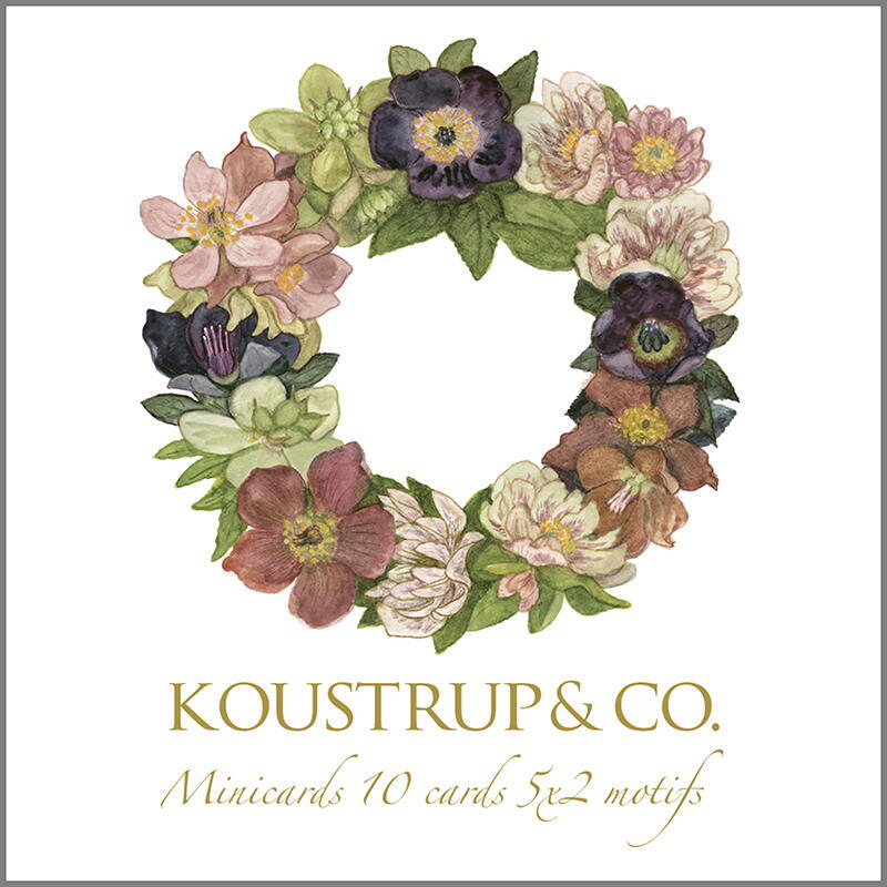 Forside kvadrat minikort Julekranse