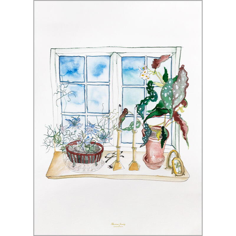 Nigella - KUNSTPRINT - VÆLG STØRRELSE